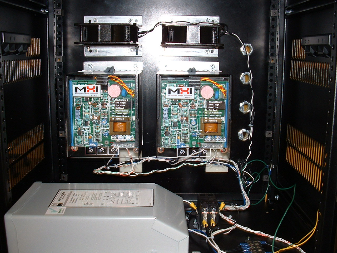 Interior of Control System Cabinet